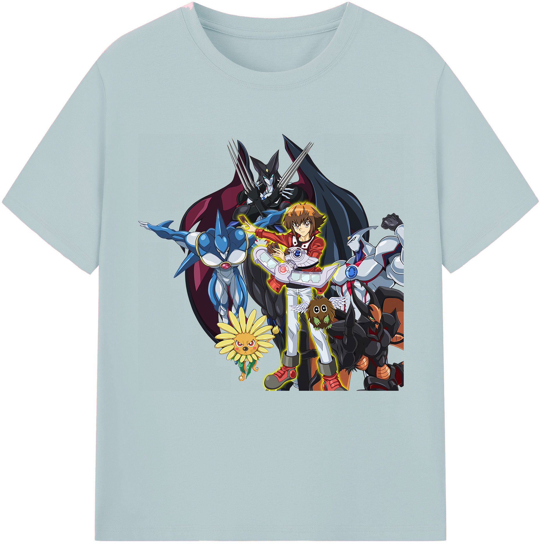 （画像用） 遊☆戯☆王 Yu-Gi-Oh! 綿100％半袖Tシャツ（フロントプリント）